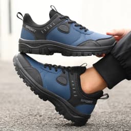 Men's Outdoor Camping Walking Shoe Classic Waterproof Wear-resistant Work Shoes New Style Anti Slip Breathable Lace Up Sneakers