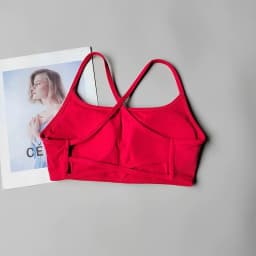 Solid Color Soft High Strength Women Fitness Bra Tight Sport Top Gym Top Training Gym Yoga Underwear Tight With Chest Pad