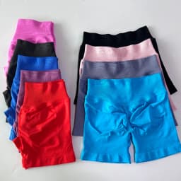 Pericic 2 Pieces Yoga Set Women Backless Bandeau Sports Bra Scrunch Shorts Yoga Clothing Workout Clothes Outfits Sets Gym Set