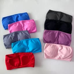 Pericic 2 Pieces Yoga Set Women Backless Bandeau Sports Bra Scrunch Shorts Yoga Clothing Workout Clothes Outfits Sets Gym Set