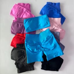 Pericic 2 Pieces Yoga Set Women Backless Bandeau Sports Bra Scrunch Shorts Yoga Clothing Workout Clothes Outfits Sets Gym Set