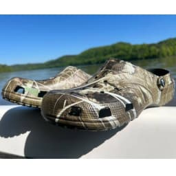 8Fans Camo Clogs for Men,Outdoor Garden Slip On Sandals Summer Water Beach Shoes Lightweight Breathable Non Slip Casual Slippers