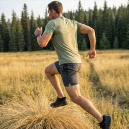 EU/US Size Men's Running Quick Drying T-shirts Breathable Hiking Fishing Tees Soft Elasticity Outdoor Sports Short Shirt Summer