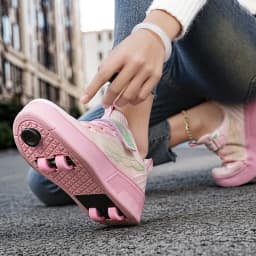 Roller Skate Shoe Walking Shoes With Four-wheel Student Sports Pulleys Walking Shoes With Wheels Summer Spring Kids Sneakers