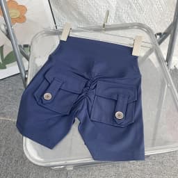 Women Yoga Shorts High Waist Workout Shorts Fitness Yoga Lift Butt Fitness Ladies Yoga Gym Running Short Pants Sportswear