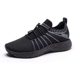 ONEMIX Waterproof Black Running Shoes for Men Breathable Training Sneakers Male Outdoor Anti-Slip Summer Trekking Sports Shoes