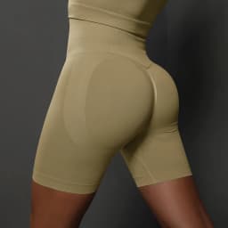 Women Shorts Yoga Fitness Shorts Running Cycling Shorts Breathable Sports Leggings Seamless High Waist Summer Workout Gym Shorts