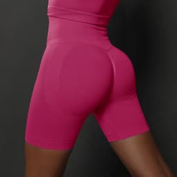 Women Shorts Yoga Fitness Shorts Running Cycling Shorts Breathable Sports Leggings Seamless High Waist Summer Workout Gym Shorts