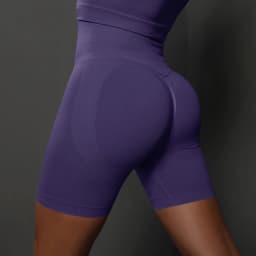 Women Shorts Yoga Fitness Shorts Running Cycling Shorts Breathable Sports Leggings Seamless High Waist Summer Workout Gym Shorts