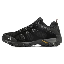 HIKEUP Men Shoes Breathable Splashproof Outdoor Hiking Shoes Mountain Climbing Sport Men Hunting Trekking Sneaker