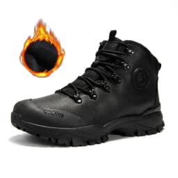 HUMTTO Brand Breathable Hiking Shoes for Men Winter Waterproof Outdoor Climbing Trekking Shoes Mens Leather Male Tactical Boots