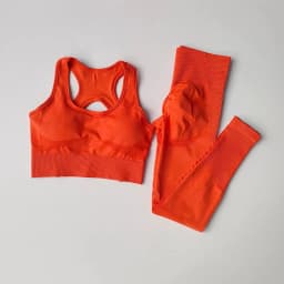 Women's Tracksuit Fitness Yoga Sets Sportswear Workout Sports Bra+High Waist Leggings Gym Clothing Seamless Sports Suits