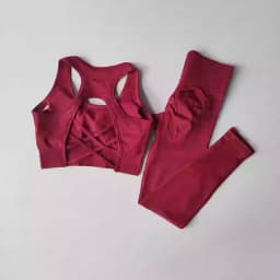 Women's Tracksuit Fitness Yoga Sets Sportswear Workout Sports Bra+High Waist Leggings Gym Clothing Seamless Sports Suits