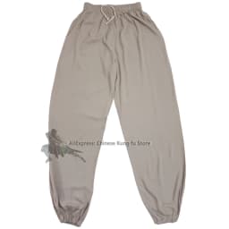 Summer Cotton Kung Fu Tai Chi Wing Chun Pants Wushu Martial Arts Yoga Meditation Trousers