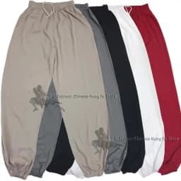 Summer Cotton Kung Fu Tai Chi Wing Chun Pants Wushu Martial Arts Yoga Meditation Trousers