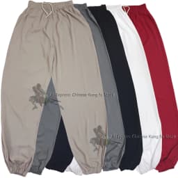 Summer Cotton Kung Fu Tai Chi Wing Chun Pants Wushu Martial Arts Yoga Meditation Trousers