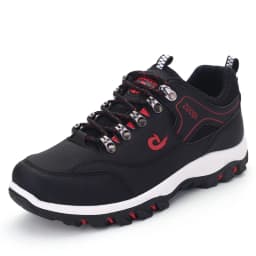 Men's Hiking Shoes Waterproof Leather Outdoor PU Shoes Wear-resistant Men Trekking Walking Hunting Tactical Sneakers