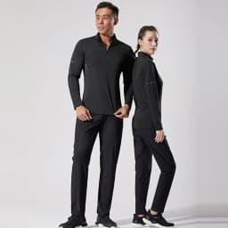 Men Slim Fit Track Top Men's Half Zipper Stand Collar Sports T-shirt with Long Sleeves for Running Fitness Training Breathable