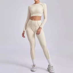 Seamless Yoga Sets Sports Fitness High Waist Hip-lifting Skinny Breathable Outdoors Running Workout Clothing Gym Suits for Women