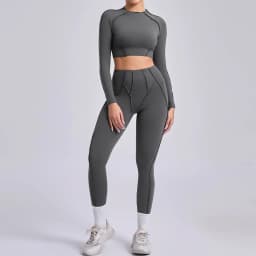 Seamless Yoga Sets Sports Fitness High Waist Hip-lifting Skinny Breathable Outdoors Running Workout Clothing Gym Suits for Women