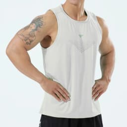 Man Runner Vest Training Bodybuilding Men Sleeveless T-shirts Fitness Clothes Male Sportswear Gym Running Top Outdoor Clothing