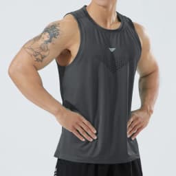 Man Runner Vest Training Bodybuilding Men Sleeveless T-shirts Fitness Clothes Male Sportswear Gym Running Top Outdoor Clothing