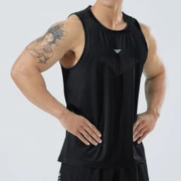 Man Runner Vest Training Bodybuilding Men Sleeveless T-shirts Fitness Clothes Male Sportswear Gym Running Top Outdoor Clothing