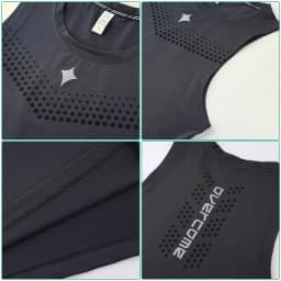 Man Runner Vest Training Bodybuilding Men Sleeveless T-shirts Fitness Clothes Male Sportswear Gym Running Top Outdoor Clothing
