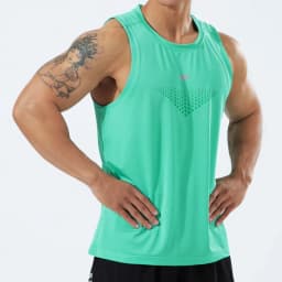 Man Runner Vest Training Bodybuilding Men Sleeveless T-shirts Fitness Clothes Male Sportswear Gym Running Top Outdoor Clothing