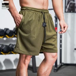 Men's American Sports Basketball Shorts Summer Loose Fitness Running Pants Mesh Comfortable and Breathable Scanties Jogging