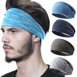 Ultra-thin sports sweatband breathable absorbent headwrap sweat hair head band soft smooth outdoor fitness yoga headband