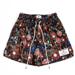 2025 Summer New Men's/Women's Fitness Shorts Oil Painting Style Sports Mesh Shorts Basketball Training Knee Quarter Short Pants