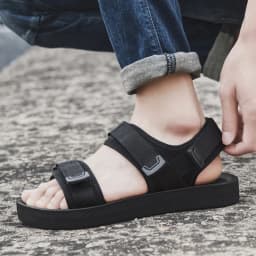 Summer Outdoor Men's Sandals Casual Anti-Slip Thick Bottom Soft Hiking Beach Flat Shoes EVA Outsole for Men Large Size50