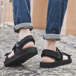Summer Outdoor Men's Sandals Casual Anti-Slip Thick Bottom Soft Hiking Beach Flat Shoes EVA Outsole for Men Large Size50