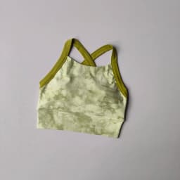 New High-end Yoga Lingerie Women's One-piece Fixed Cup Shock-proof Underwear Gathering Sexy Printed Wide Shoulder Strap Bra