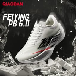QIAODAN Feiying PB6.0 Men's Marathon Racing Running Shoes Full Palm Carbon Plate Sneakers Lightweight Sports Shoes QDB023261299