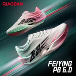 QIAODAN Feiying PB6.0 Men's Marathon Racing Running Shoes Full Palm Carbon Plate Sneakers Lightweight Sports Shoes QDB023261299