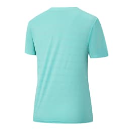 CHRLCK US/EU Size Women Mesh Short Sleeves Street Jogging Fitness Solid Color Breathable T-shirt Women Reflective Strip T-shirt