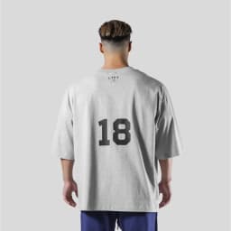 LYFT Loose Men Gym Running T-Shirts Breathable Short Sleeve Summer Cotton Fitness T Shirt Sports Bodybuilding Training TEE Tops