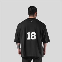 LYFT Loose Men Gym Running T-Shirts Breathable Short Sleeve Summer Cotton Fitness T Shirt Sports Bodybuilding Training TEE Tops
