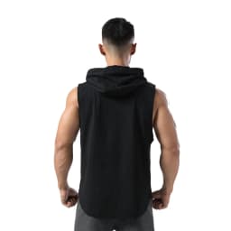 Solid Color Brand New Men's Tank Tops Vest Sleeveless Tees For Male Hooded Man Vests Tops Hip Hop Men Tank Top T shirt