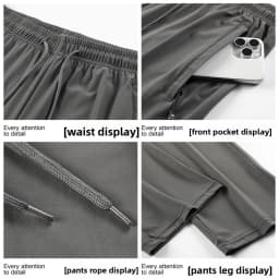 Pants Sport Men New Ice Silk Men's Summer Sports Casual Football Gym Man Fishing Sportswear Mens Joggers Training Jogger Pants