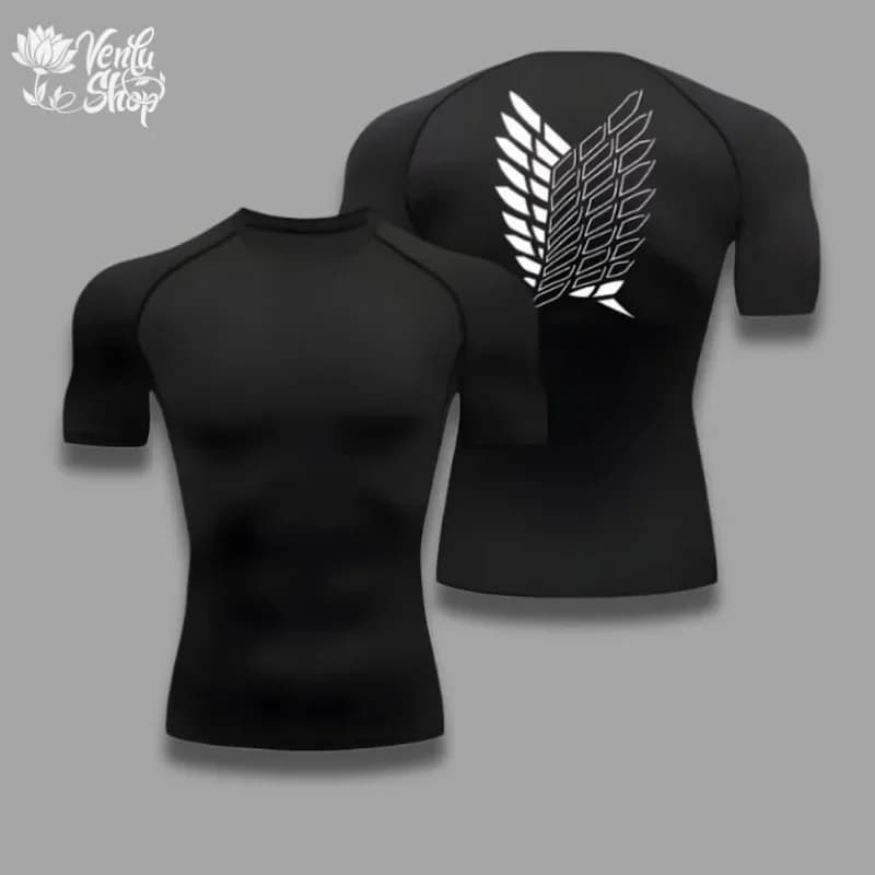 Levi Ackerman, Attack on Titan, Anime, Gym, Compressor, Muscleshirt, Merch, Fitnessclothing, Animeshirt, Sport