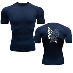 Levi Ackerman, Attack on Titan, Anime, Gym, Compressor, Muscleshirt, Merch, Fitnessclothing, Animeshirt, Sport
