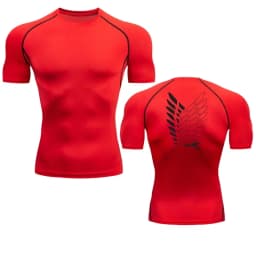 Levi Ackerman, Attack on Titan, Anime, Gym, Compressor, Muscleshirt, Merch, Fitnessclothing, Animeshirt, Sport