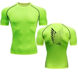 Levi Ackerman, Attack on Titan, Anime, Gym, Compressor, Muscleshirt, Merch, Fitnessclothing, Animeshirt, Sport