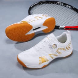 Men's Table Tennis Shoes, Badminton Shoes, Breathable Mesh Sports Shoes, Shock-Absorbing Carbon Plate, Lightweight and Wear-Resistant, Knob Buckle Design, Comprehensive Training Shoes for Teenagers and Students, Fashionable Non-Slip Running Shoes for Women, Sizes 36-45