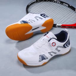 Men's Table Tennis Shoes, Badminton Shoes, Breathable Mesh Sports Shoes, Shock-Absorbing Carbon Plate, Lightweight and Wear-Resistant, Knob Buckle Design, Comprehensive Training Shoes for Teenagers and Students, Fashionable Non-Slip Running Shoes for Women, Sizes 36-45