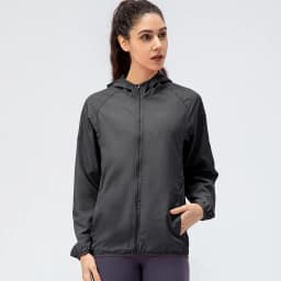 New Women outdoor sports skin windbreaker waterproof windproof lightweight breathable quick dry clothes cycling long sleeve coat