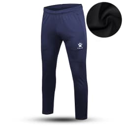KELME Men Sports Trousers Sweatpants Kid Winter Padded Pants Thicken Jogging Women Fitness Outwear Warm Long Pants K15Z406